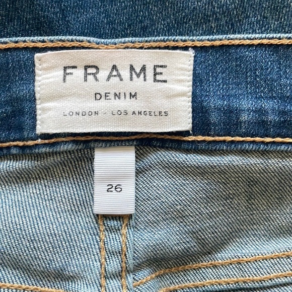 Frame denim Le Garçon in Berkley Square jeans, size 26 - Picture 3 of 10